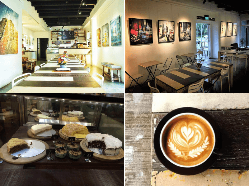 Không gian đầy nghệ thuật tại quán Artistry cafe