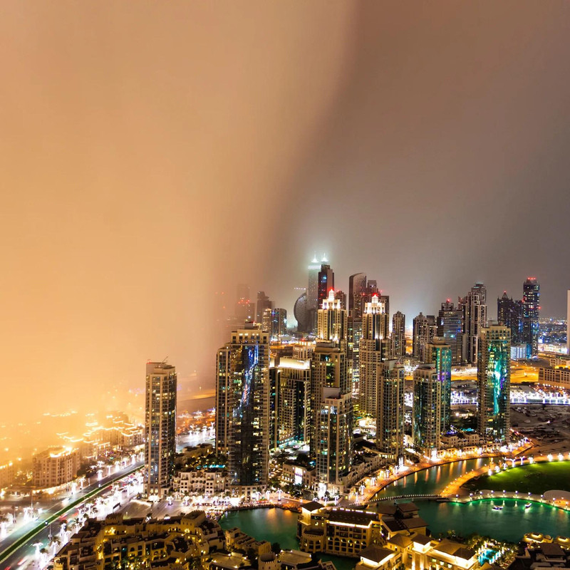 Mùa mưa ở Dubai